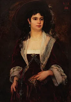 Ernst Josephson Prints: Ketty Rindskopf, c1870s. Creator: Ernst Josephson