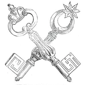 Keys of the Fortress of Portsmouth, 1845. Creator: Unknown