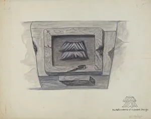 Keystone Prints: Keystone Design, c. 1936. Creator: William Herbert