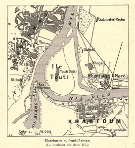 East African Prints: Khartoum et Omdourman (Le confluent des deux Nils); Le Nord-Est Africain