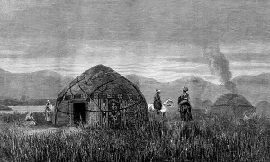 Nomadic Prints: A Khirgese Camp, from Wereschagin's pictures of Central Asia