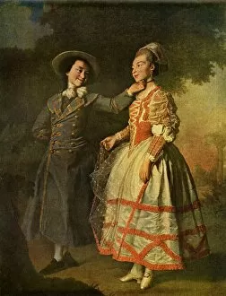Dmitry Gallery: Khovanskaya and Khrushcheva, 1773, (1939). Creator: Dmitry Levitsky