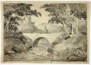 John Varley Prints: Kidwelly Castle, South Wales, c. 1810. Creator: Unknown