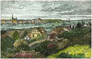 Schleswig Holstein Prints: Kiel, Germany, c1875. Artist: Carrera