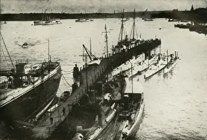 Schleswig Holstein Prints: Kiel Harbour, (1919). Creator: Unknown