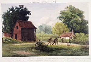 Hampstead Prints: Kilburn Park, Hampstead, London, 1859