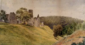 Kildrummy Castle, Aberdeenshire, frequented by Sir Patrick Manson in 1889, 1889. Creator: James Billington Coughtrie