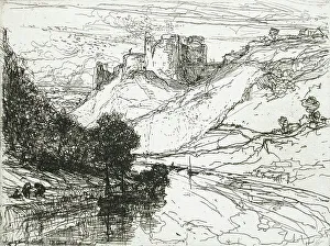Seymour Haden Prints: Kilgaren Castle, 1864. Creator: Francis Seymour Haden