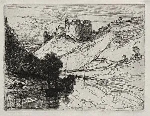 1818 1910 Prints: Kilgaren Castle, 1864. Creator: Francis Seymour Haden (British, 1818-1910)