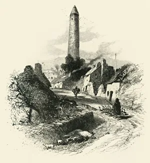 Round Tower Prints: Killala, c1870