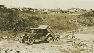 Roadworks Prints: Killarney Estate development, c1920s. Creator: Unknown