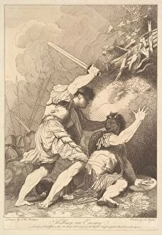 Blyth Collection: Killing an Enemy, November 15, 1779. Creator: Robert Blyth