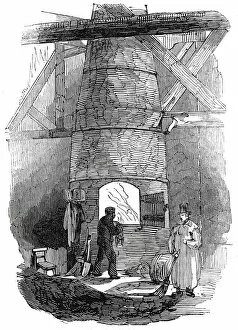 Kiln Gallery: The Kiln, London Docks, 1845. Creator: Unknown