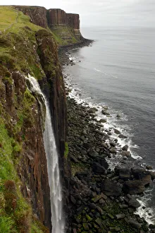 Inner Hebrides Prints: Kilt Rock and Mealt Falls, Skye, Highland, Scotland