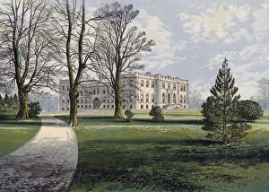 Images Dated 24th April 2007: Kimbolton Castle, Cambridgeshire, late 19th century.Artist: A F Hydon