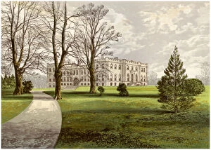 Catalina De Aragon Collection: Kimbolton Castle, Huntingdonshire, home of the Duke of Manchester, c1880