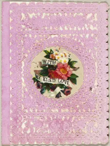 With My Kind Love (valentine), c. 1864. Creator: George Meek