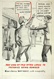 The National Archives Prints: That kind of talk often leads to factories being bombed