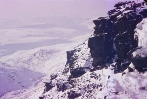 Plateau Prints: Kinder Downfall on Kinder Scout, Peak District, England, 20th century. Artist: CM Dixon