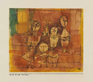 Klee Gallery: Kinder und Hund (Children and dog), 1920. Creator: Klee, Paul (1879-1940)