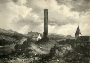 Cork Prints: Kineth Round Tower, Cork, 19th century. Creator: Unknown