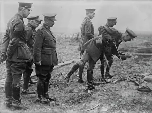 Albert I Prints: King Albert on Battle Field, 16 May 1917. Creator: Bain News Service