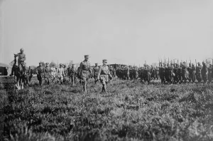 October Prints: King Albert & Gen. Foch, 7 Oct 1918