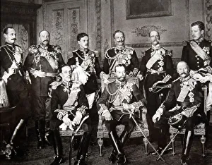 King Alfonso XIII of Spain (1886-1941) at the Palace of Bukinghan by reason of