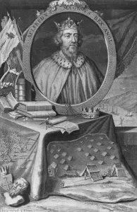 Aelfred Gallery: King Alfred, 1733. Creator: George Vertue