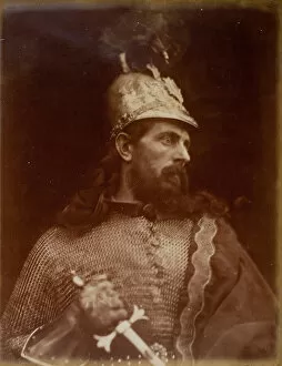 Alfred Tennyson Gallery: King Arthur, 1874. Creator: Julia Margaret Cameron