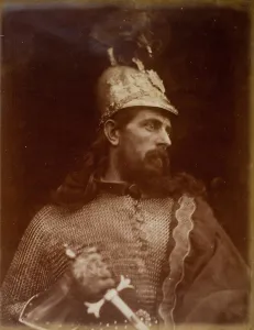 Tennyson Alfred Lord Prints: King Arthur, 1874. Creator: Julia Margaret Cameron