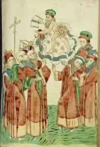Scholars Prints: King Avenir, Josaphat and the Pagan Scholars Behold the Personification of Saturn