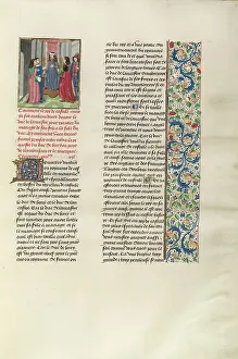 John Plantagenet Prints: The King of Castile Sending a Messenger to John of Gaunt to Negociate the Marriage