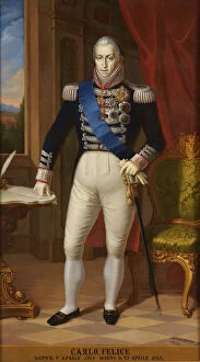 Images Dated 8th September 2014: King Charles Felix of Sardinia (1765-1831). Artist: Anonymous