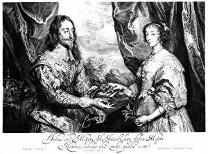 Images Dated 18th July 2007: King Charles I (1600-1649) and Queen Henrietta Maria (1609-1669)