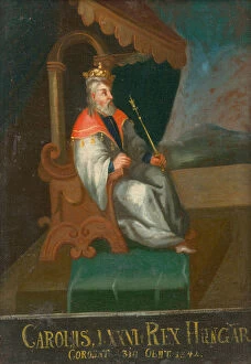 Charles Robert Gallery: King Charles I of Hungary and Croatia (1288-1342), First half of the 18th cent.. Creator: Anonymous