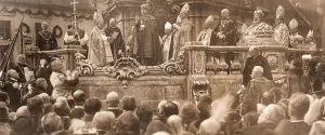 1916 Prints: King Charles IV, taking his coronation oath …in Budapest on 30 December 1916, 1916