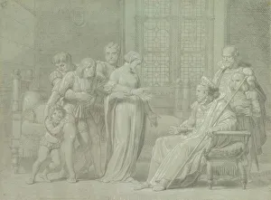 Bedside Collection: King Charles VIII of France with the Dying Gian Galeazzo Sforza at Pavia, 1775-1860