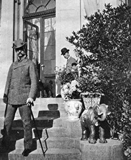 Step Prints: King Christian IX of Denmark (1818-1906) and Prince Frederick (1868-1940)