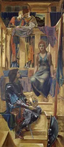 Chainmail Prints: King Cophetua and the Beggar Maid - Cartoon Study