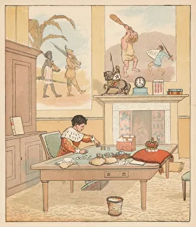 Nursery Rhyme Prints: The King was in his counting-house