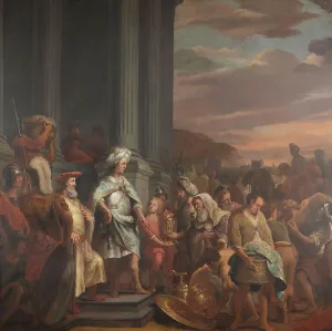 Plunder Prints: King Cyrus Handing over the Treasure Looted from the Temple of Jerusalem