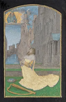Detached Leaf Prints: King David in Penitence; Leaf from a devotional book