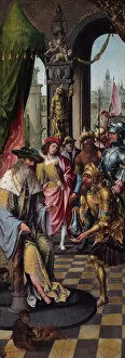 King David Receiving the Cistern Water of Bethlehem, 1515/20