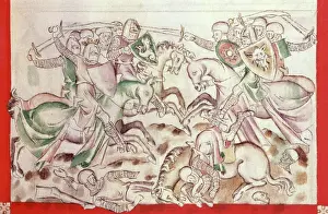 Decapitation Prints: King David's army fights the Philistines