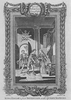 George Frederick Raymond Prints: King Edgars first Interview with Queen Elfrida, c1787