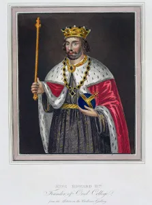 1st Prince Of Wales Prints: King Edward II, Founder of Oriel College, 19th century