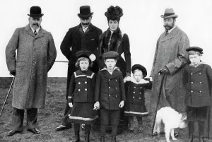 King Edward, the Kaiser, Queen Alexandra and King George, c1903 (1935) King Edward, the Kaiser, Queen Alexandra and King George, c1903 (1935)