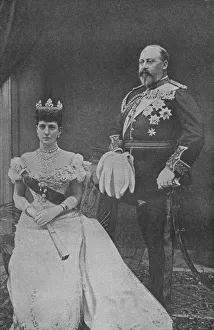 Gunn And Stuart Prints: King Edward VII and Queen Alexandra, c1902 (1909). Artist: Gunn & Stuart
