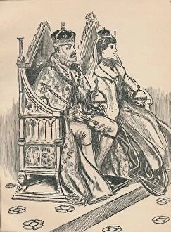 Blackie And Son Ltd Collection: King Edward VII and Queen Alexandra, c1907